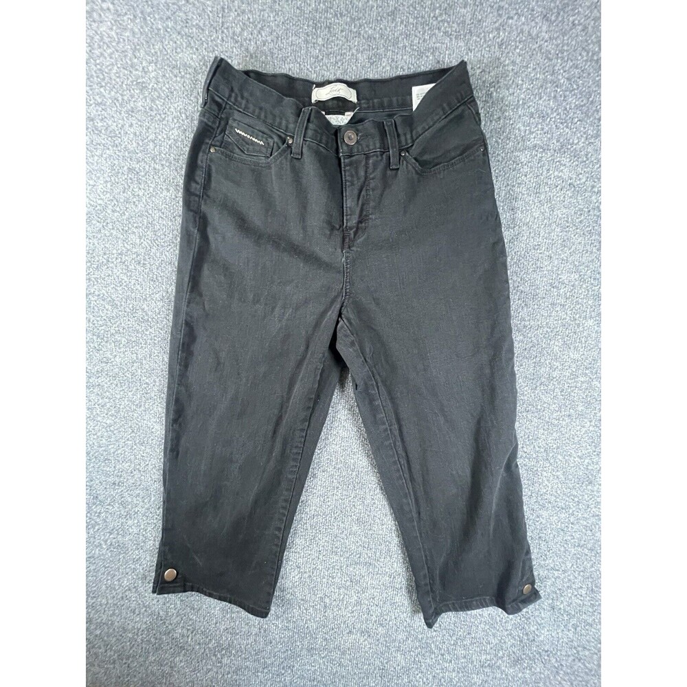 Levi's Jeans Women's 8 Black Cropped Baggy Loose Fit Pants